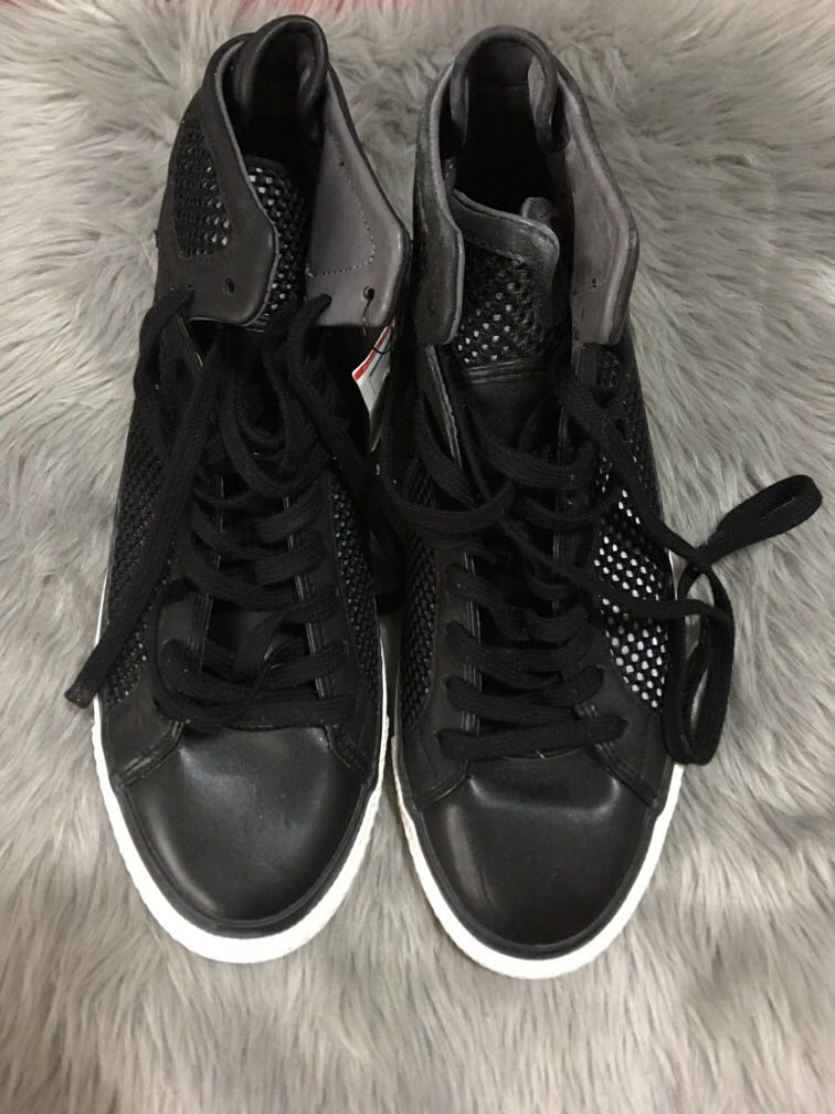 zara man high top sneakers