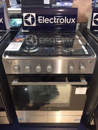 ELECTROLUX 60x60cm all stainless 4 gas burner