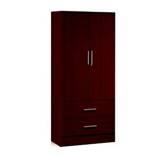 Longlife PCPT08WNG 2 DOORS WITH 2 DRAWERS WARDROBE, Clothes Storage, Home Furniture