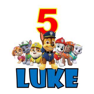 Cake Topper - Paw Patrol