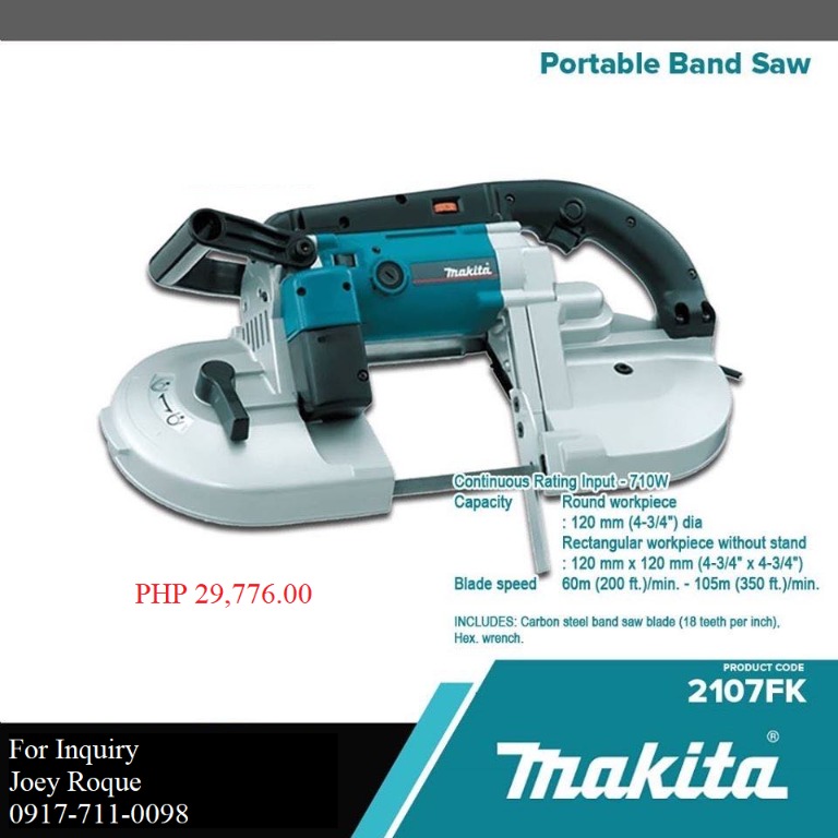 2107fk Portable Band Saw Construction Industrial Industrial