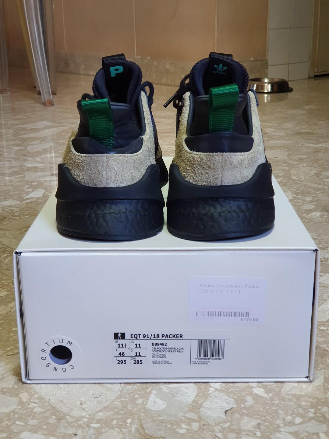 Packer x adidas deals consortium eqt 91/18 bb9482