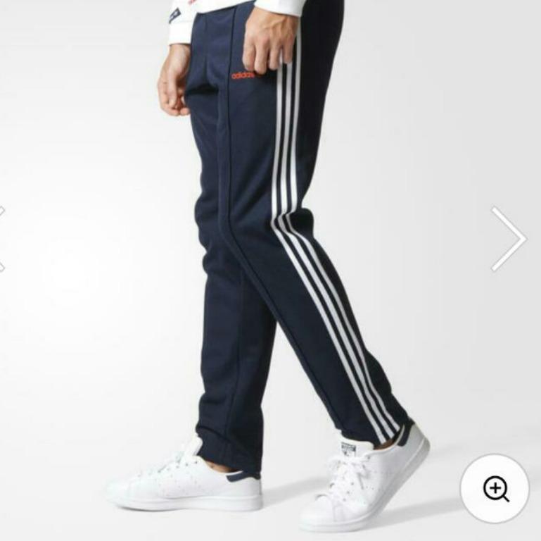 Adidas Originals 3 striped Track Pants Navy Blue