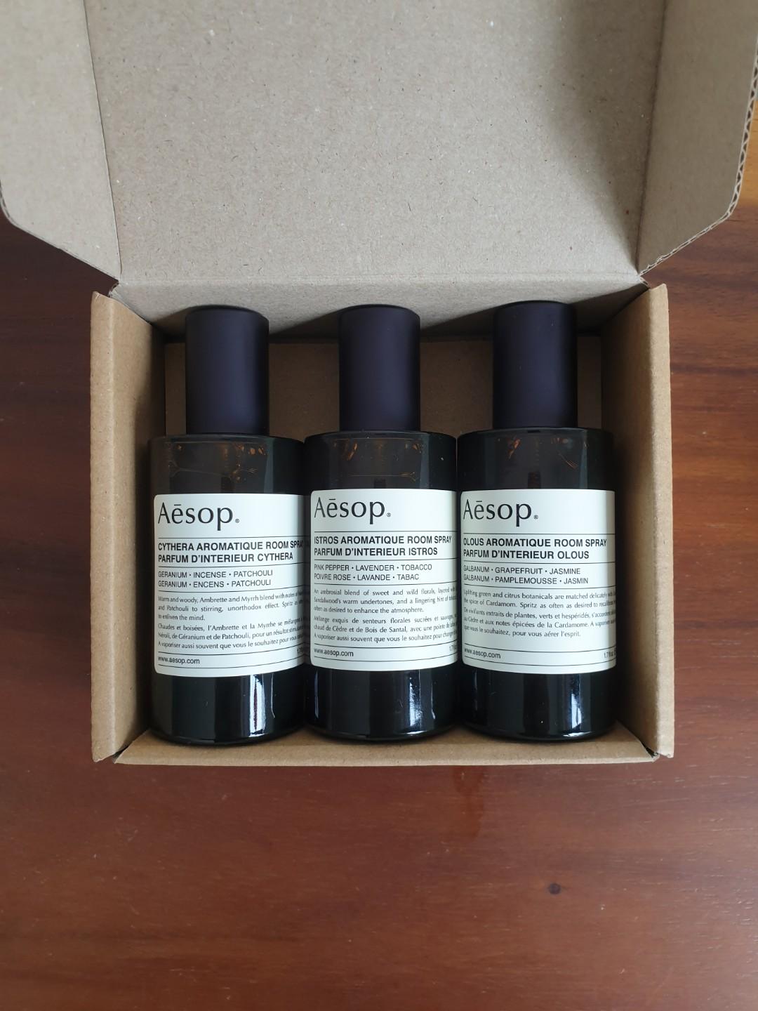 Aesop States of Being Aromatique Room Spray Trio, Health & Beauty