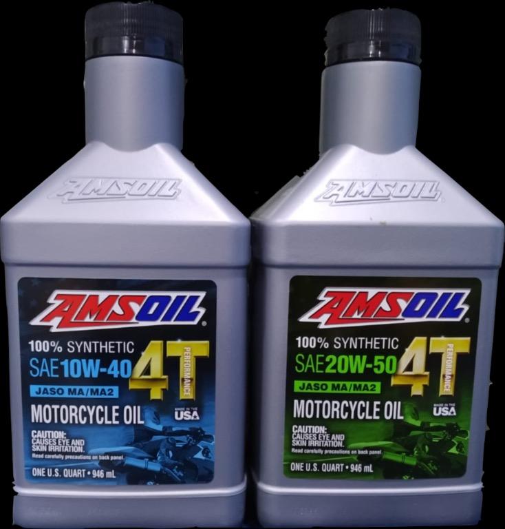 Amsoil Fully Oil 10w40 20w50 Motorbikes Motorbike Accessories On Carousell
