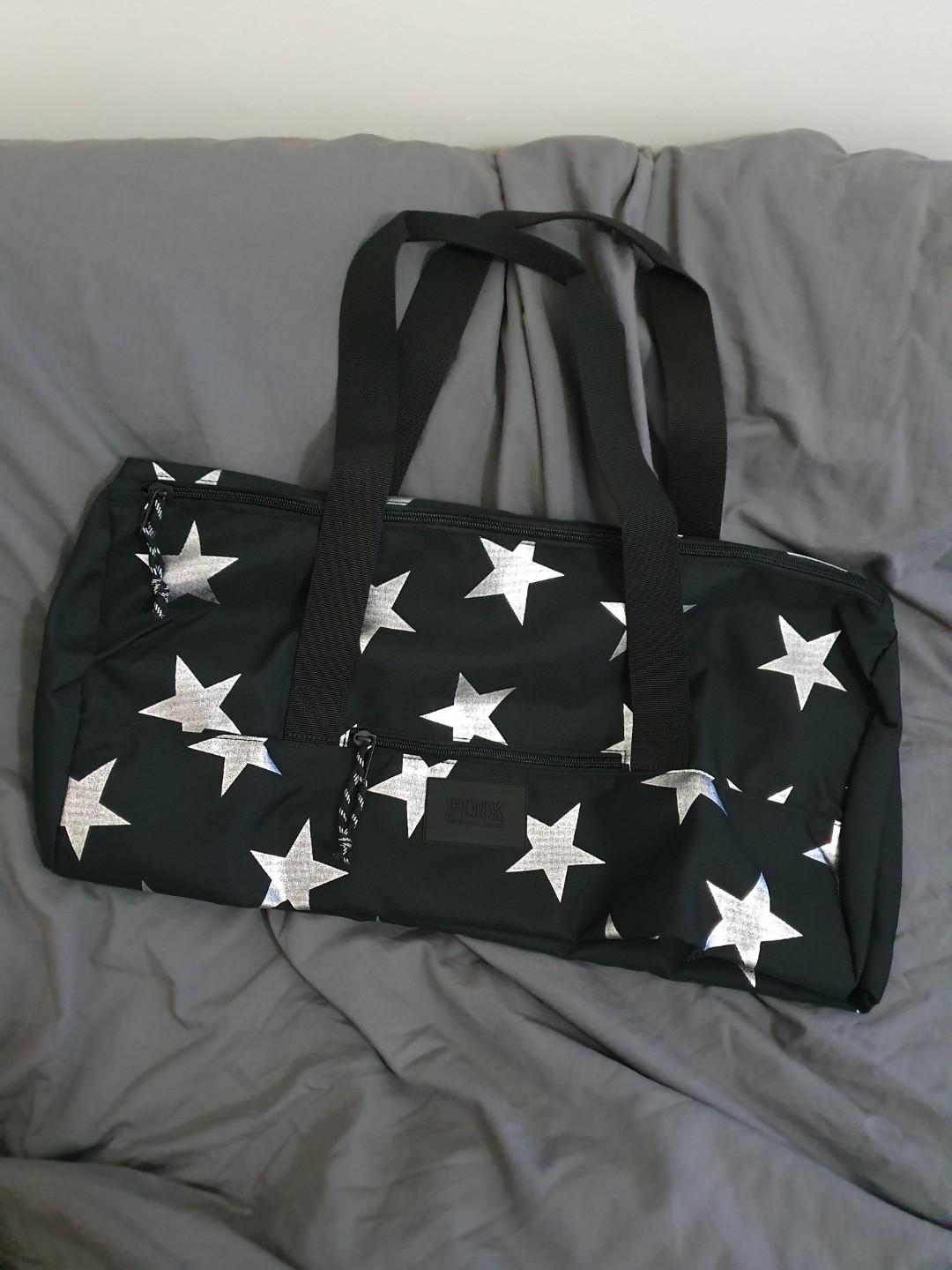 victoria secret free duffle bag with $75 purchase