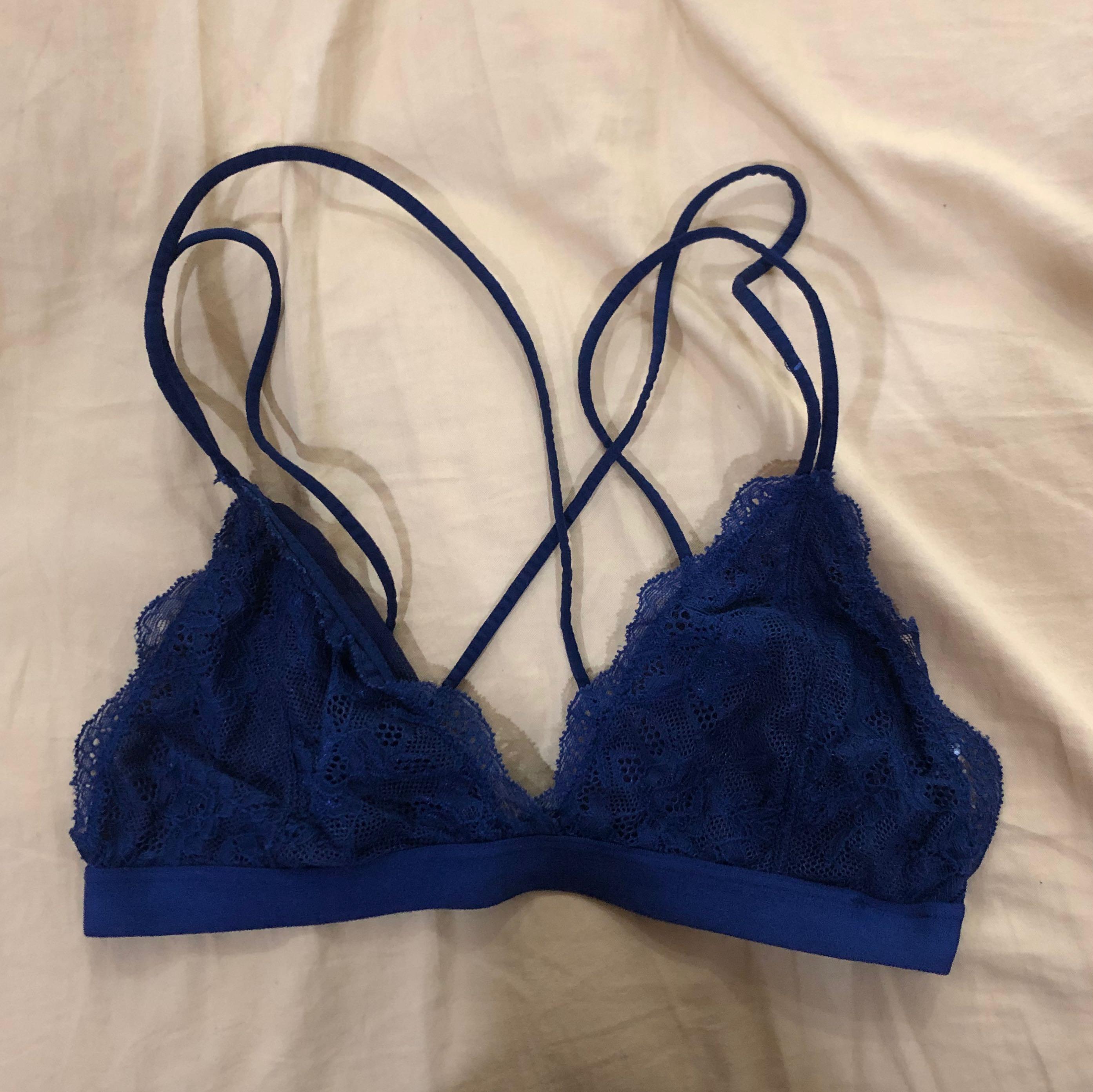 Lace criss cross bralette Clearance