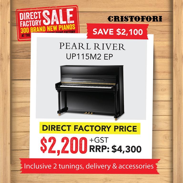 Cristofori warehouse sales sale 2020