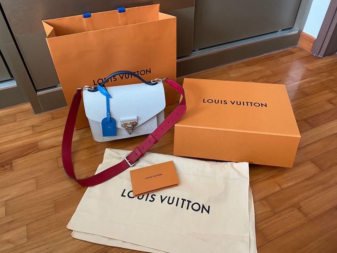 Louis Vuitton Neo Monceau Epi White