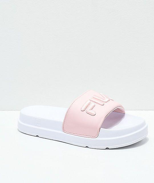 fila pink slides