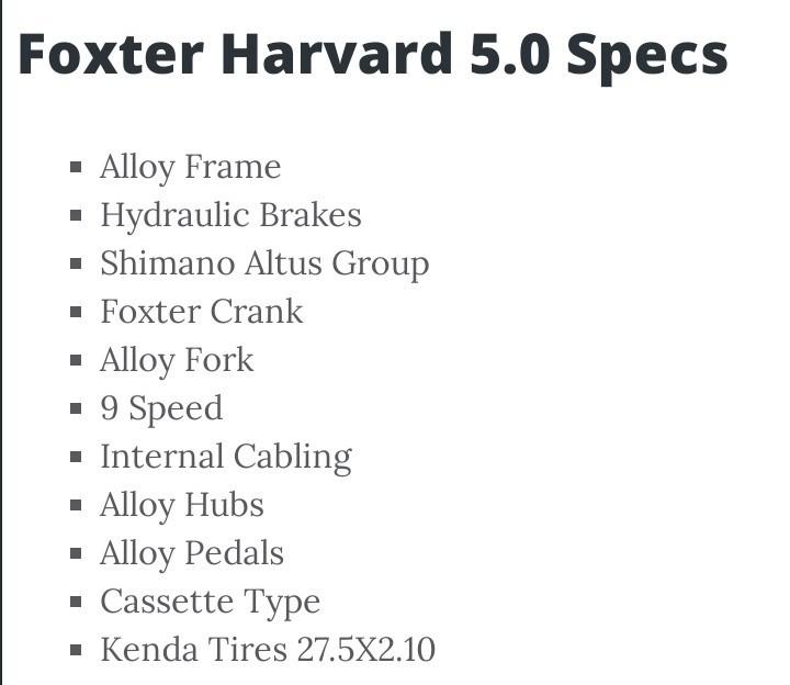 foxter harvard