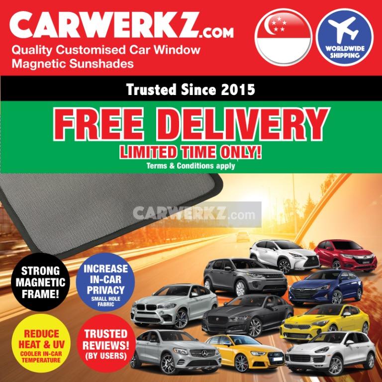 FREE DELIVERY! Magnetic Sunshades for Car Windows! PWP Visors Boot Tray ...