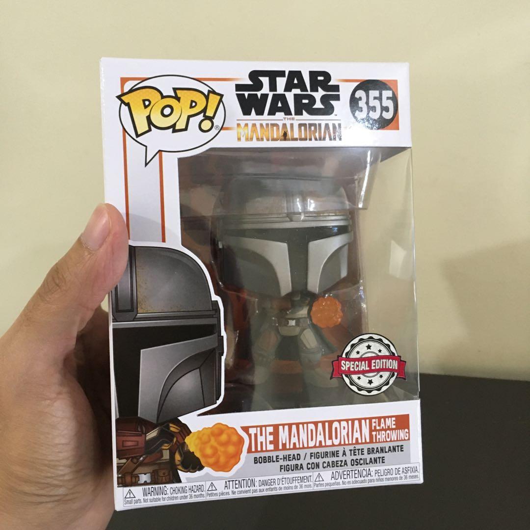 the mandalorian flamethrower funko pop