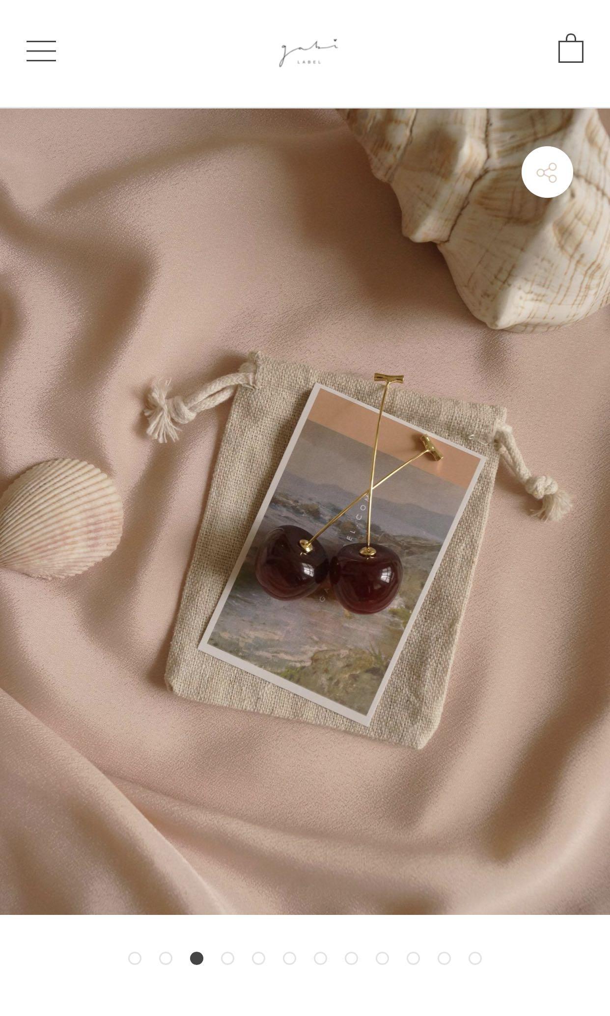 Gabi the label Cherie Cherry Earrings