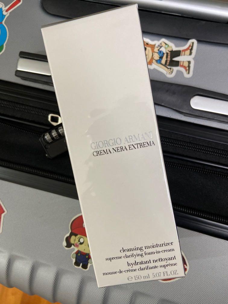 giorgio armani crema nera extrema cleansing moisturizer