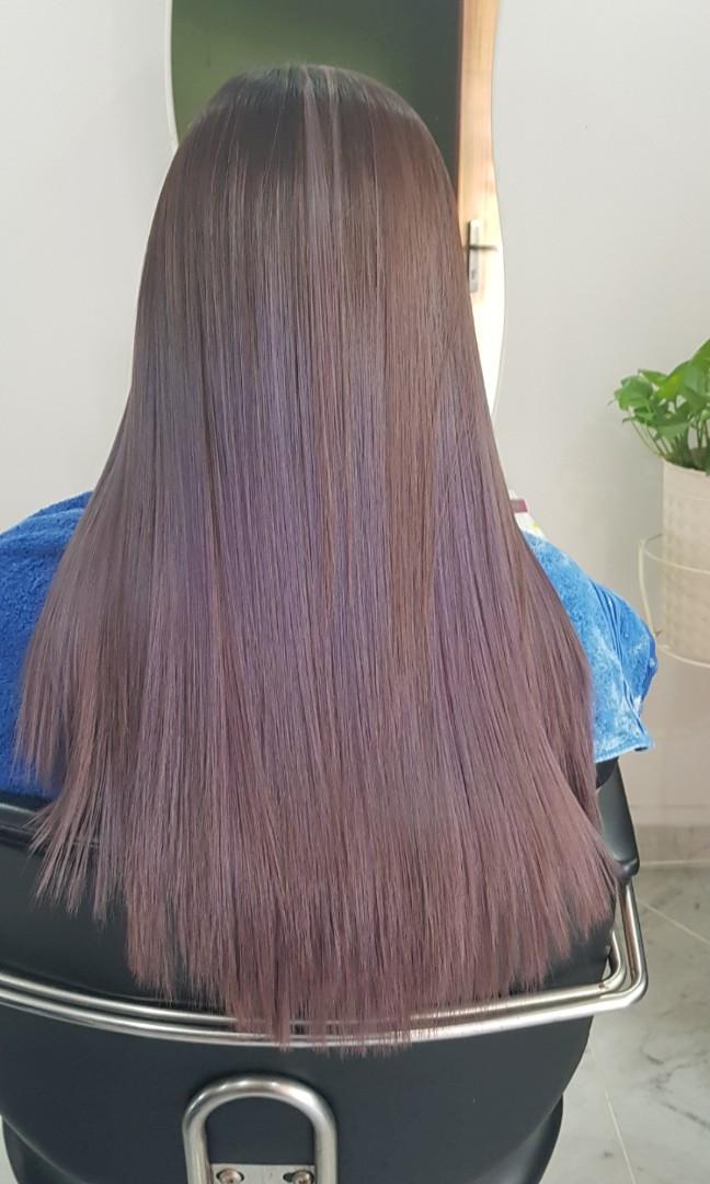 Home Based Salon K Gloss Treatment Rebond Colour Health