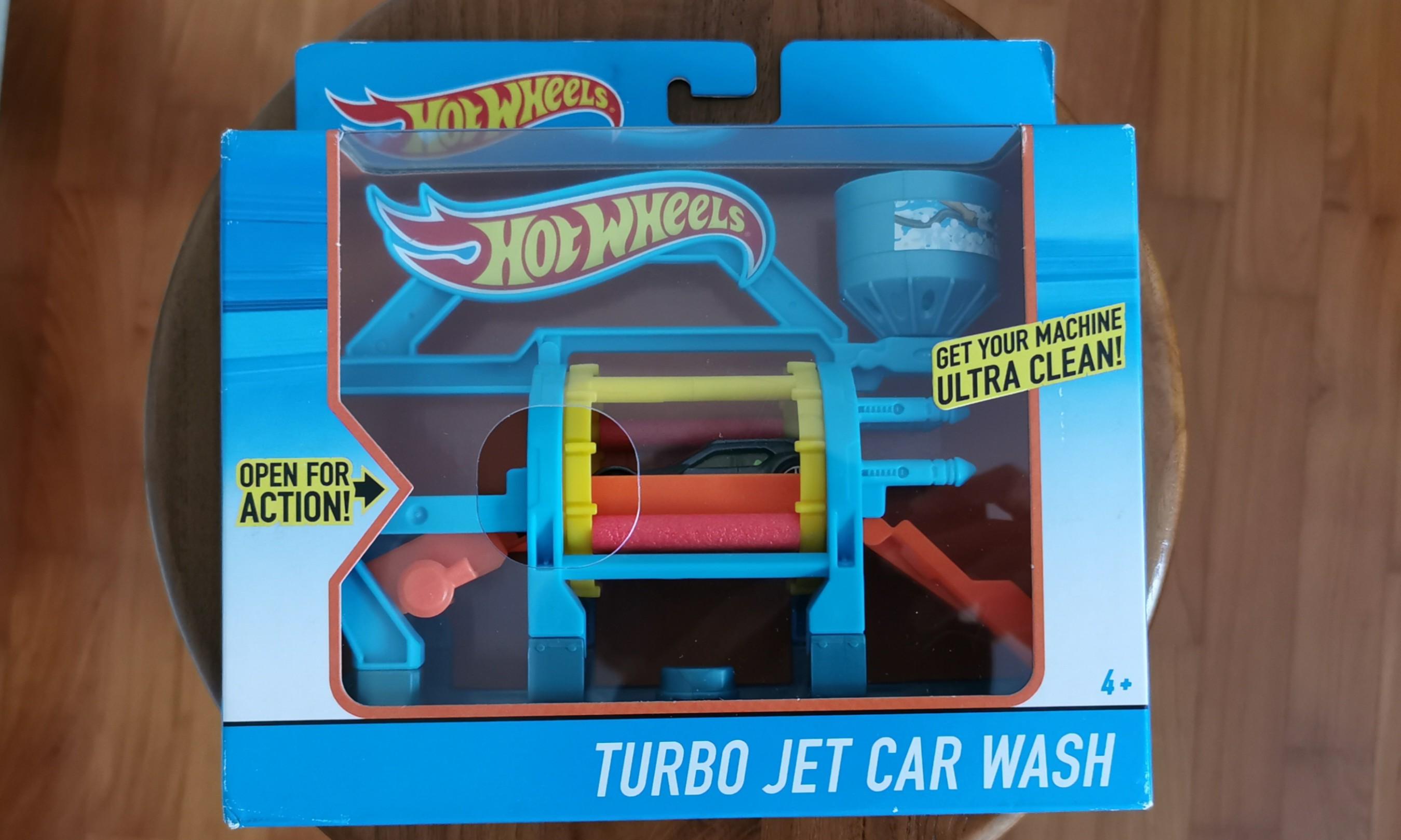 hot wheels turbo jet car wash