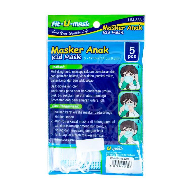 Ready Stock Kids Surgical Mask Fit U Mask 15 For 2 Packs