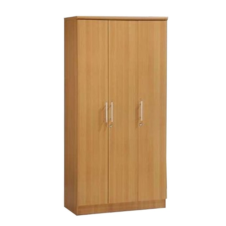 Longlife PCPT189BCH 3 DOORS MALAYSIAN LAMINATED WOODEN WARDROBE