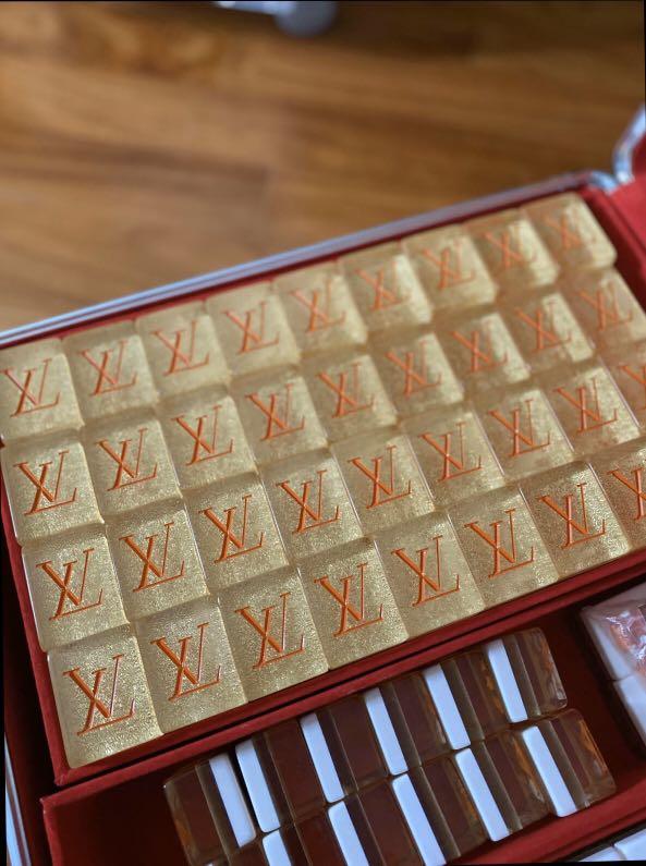 Louis Vuitton Limited Edition Mahjong Tile Gold Set For Sale at 1stDibs
