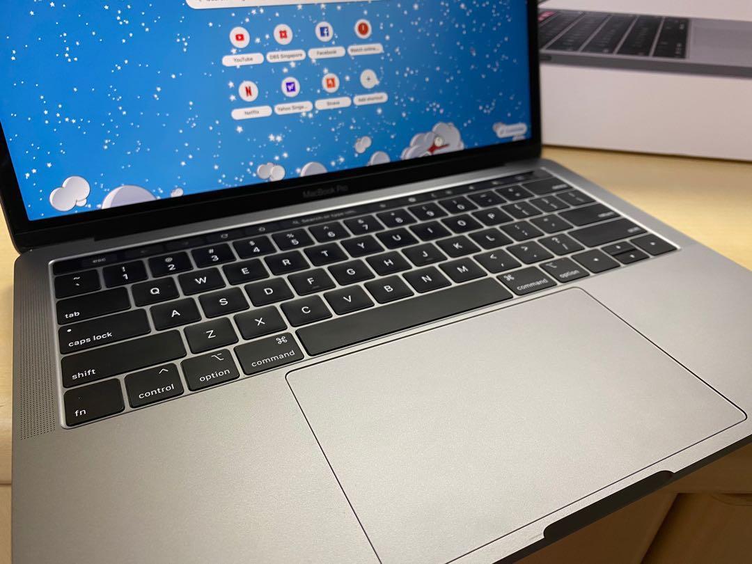 MacBook Pro 13 inch (2018) with Touch Bar 256GB (with Apple Care + till May  2022)