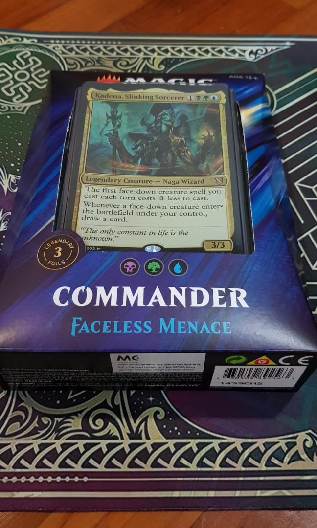 mtg commander 2019 faceless menace deck list Magic: The Gathering | 100-Card Ready-to-Play Deck CARVE YOUR PATH TO VICTORY Upgrading Faceless Menace | Commander