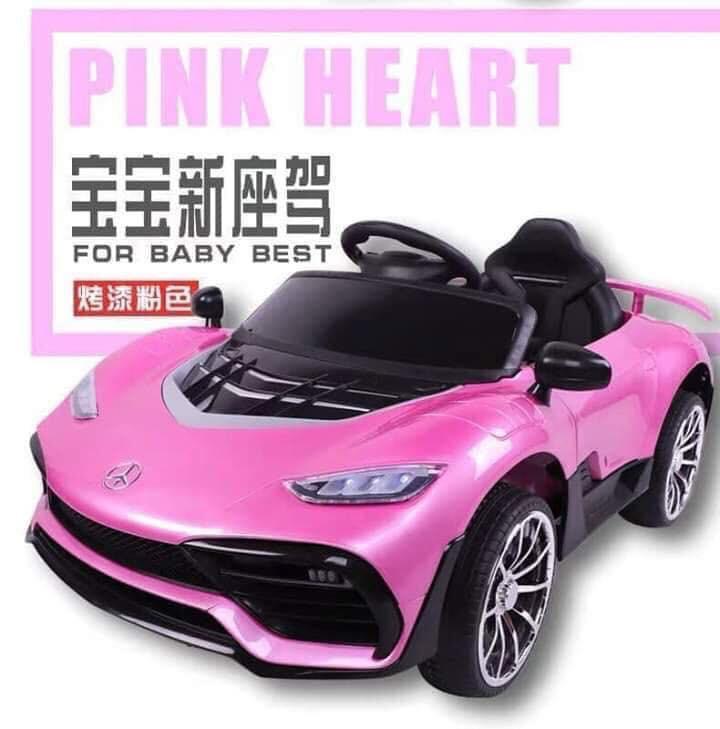 pink mercedes benz toy car