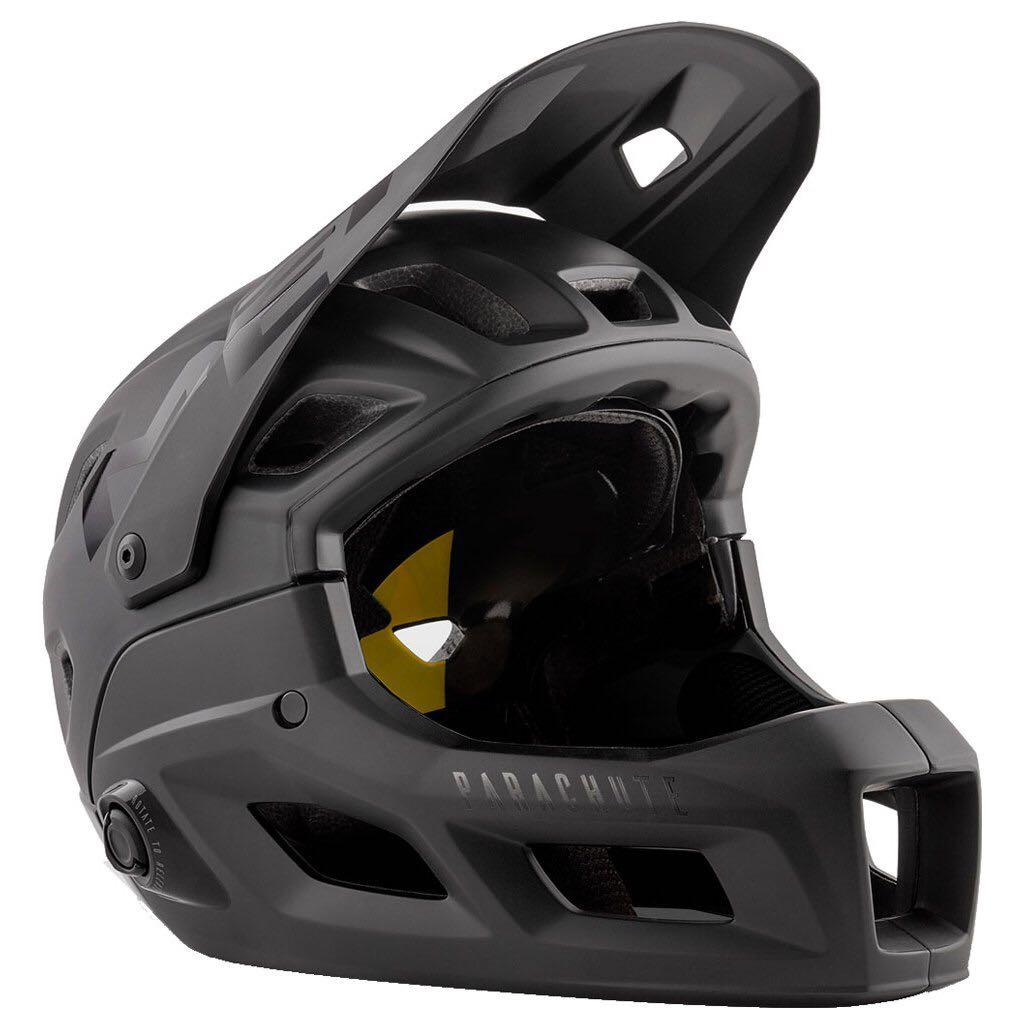 Met Parachute Full Face Mountain Bike Helmet In Matt Black Swap