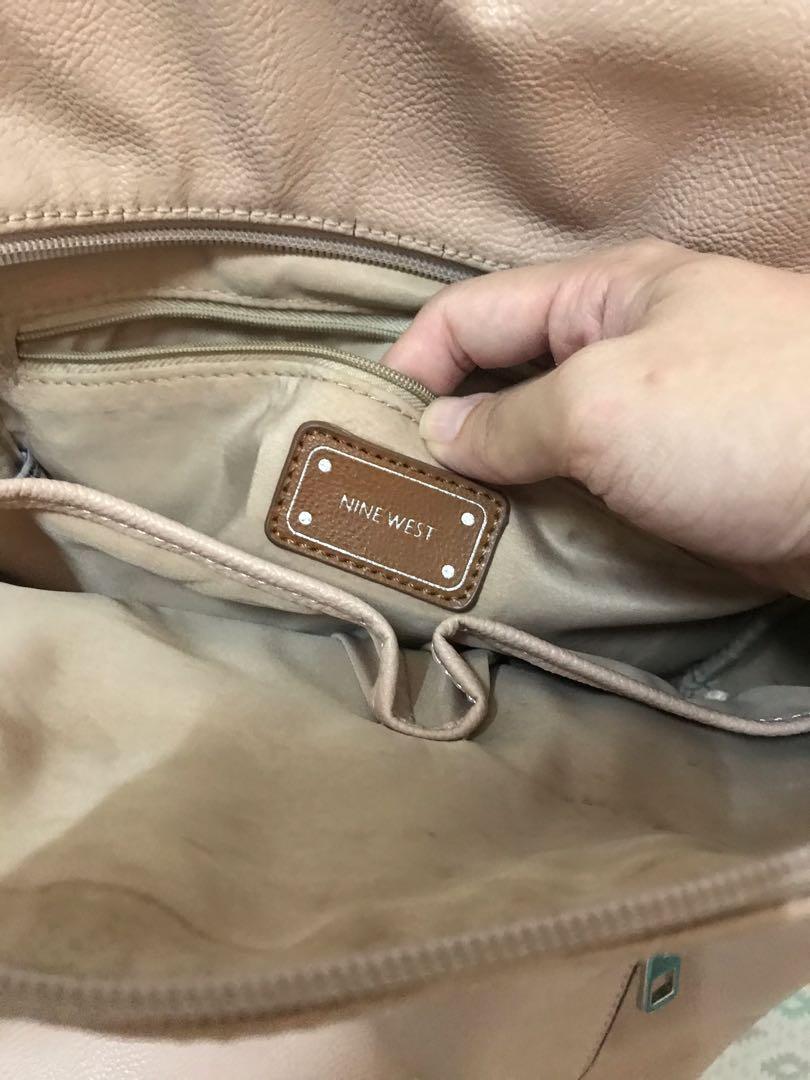 Nine west pink backpack outlet