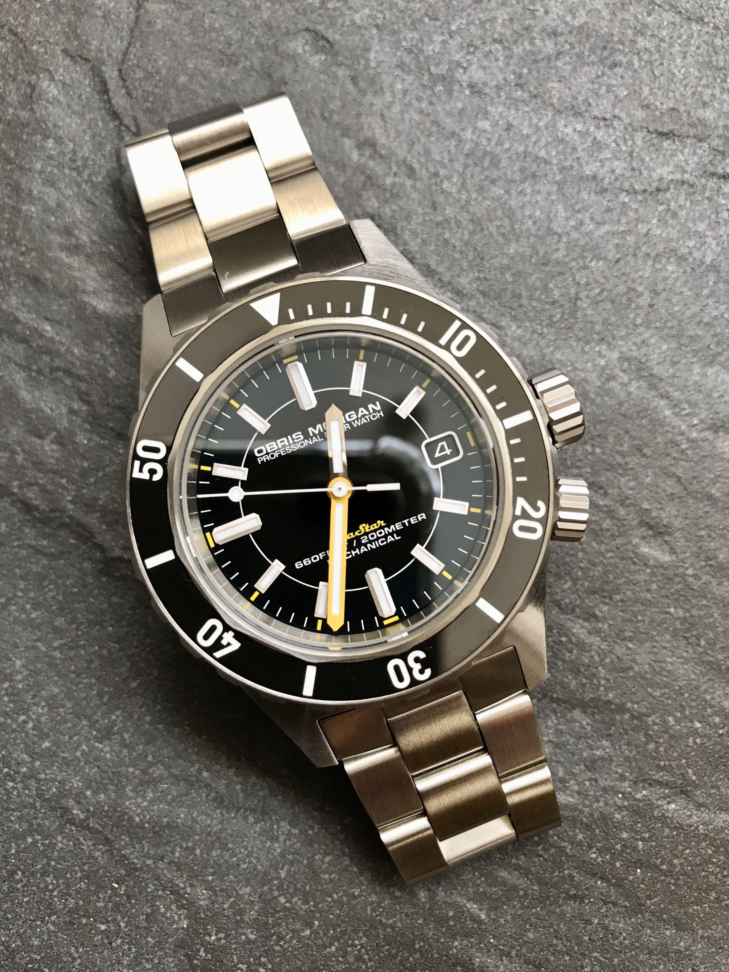 Obris Morgan Seastar 60s Automatic Diver Men S Fashion Watches On Carousell