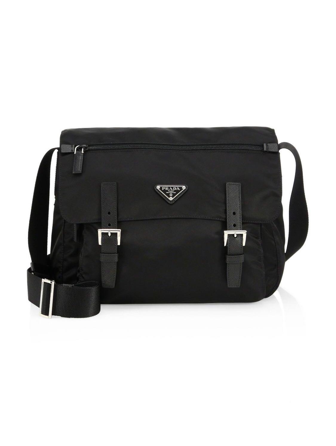 Prada messenger bag sale clearance