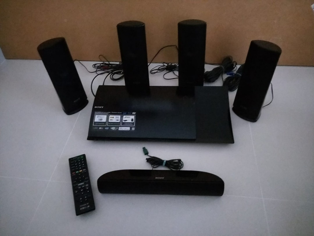 Sale Preloved Sony Speaker System With Blueray Dvd Player Ss Wsb111 Tv Home Appliances Tv Entertainment Blu Ray Media Players On Carousell