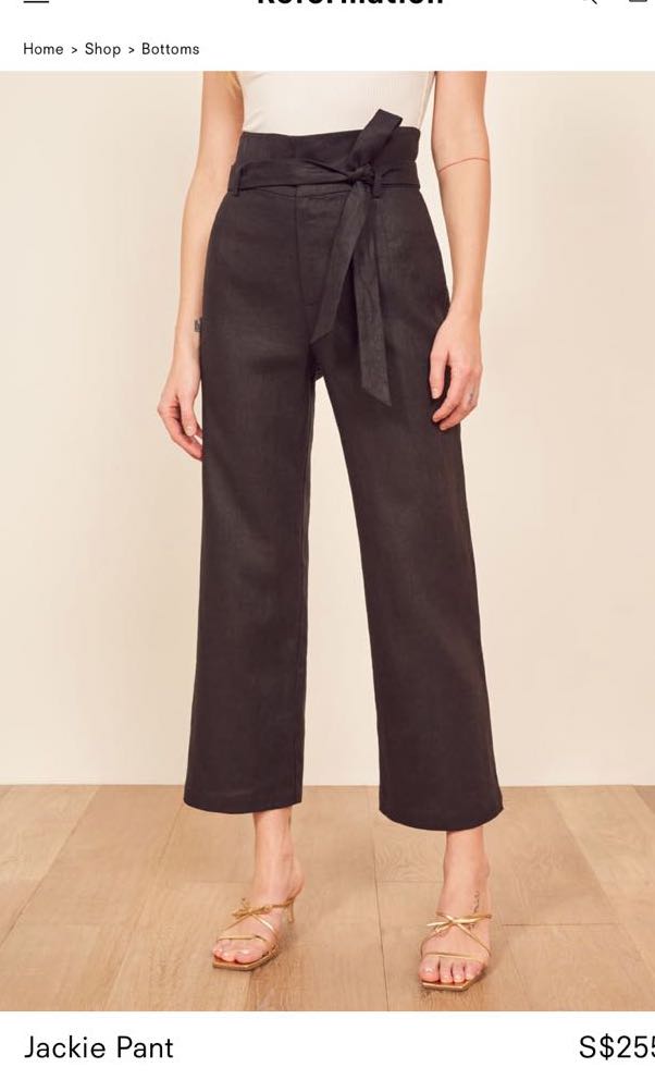 Reformation Petites Jackie Pants Women s Fashion Bottoms Other