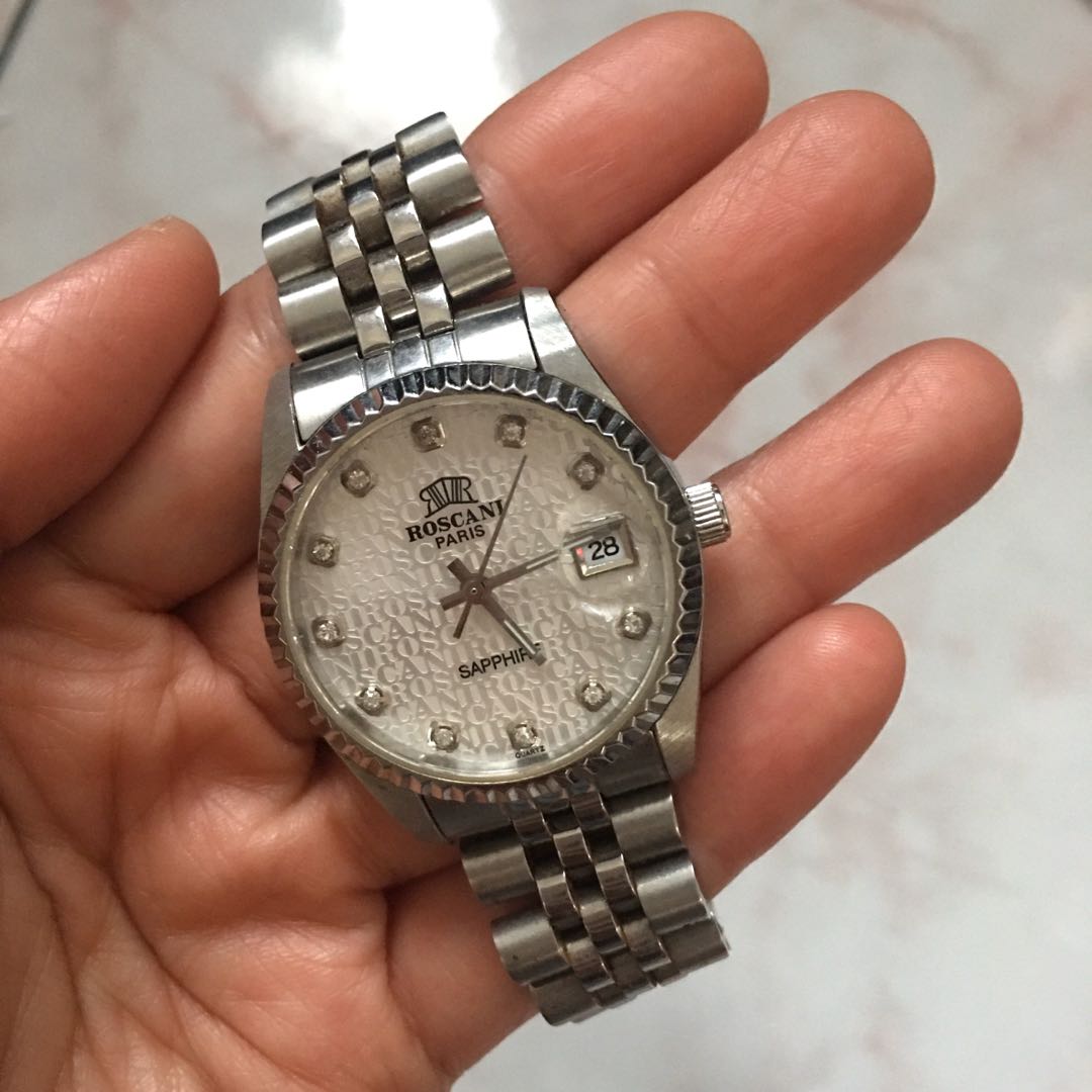 ROSCANI PARIS SAPPHIRE CRYSTAL LADIES WATCH