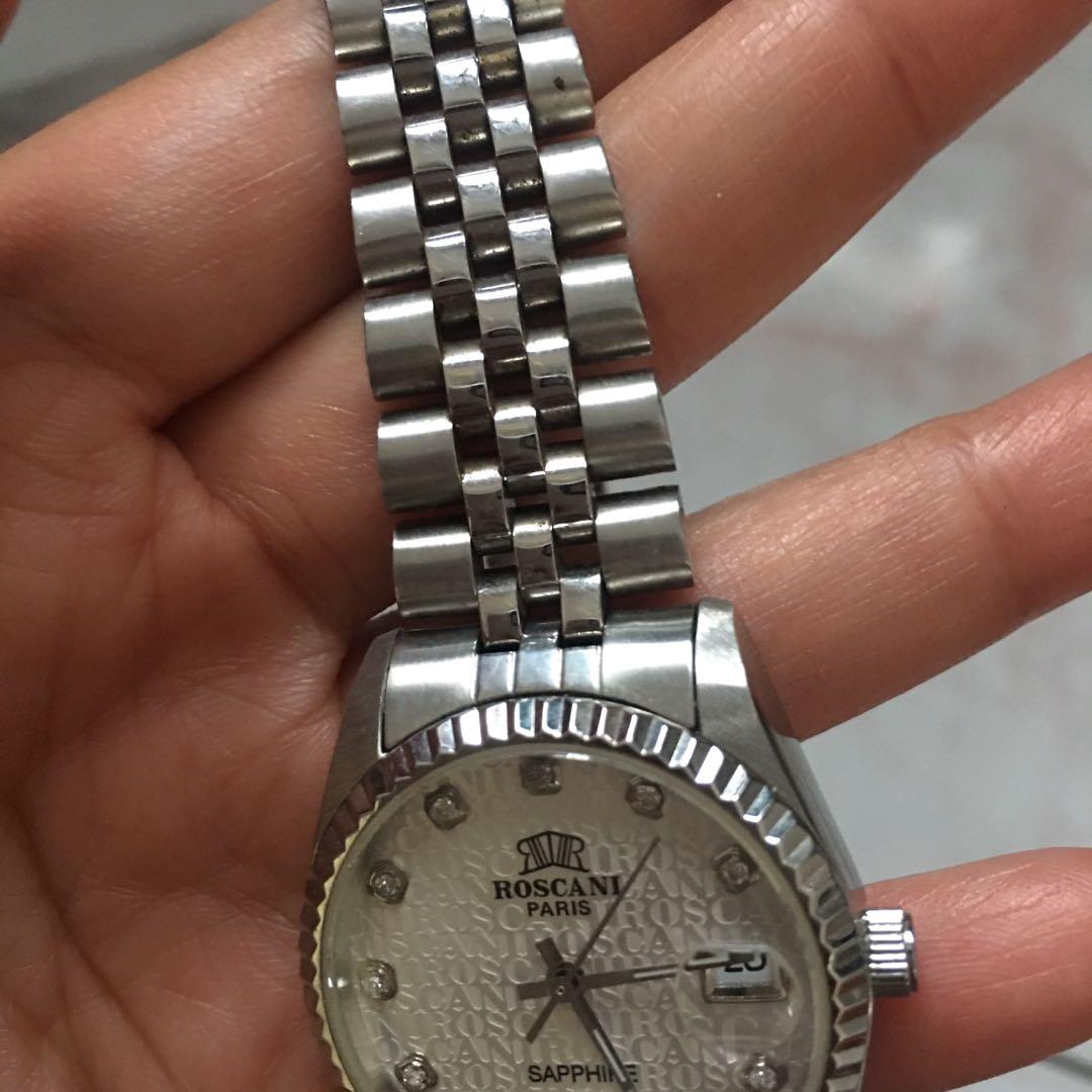 ROSCANI PARIS SAPPHIRE CRYSTAL LADIES WATCH