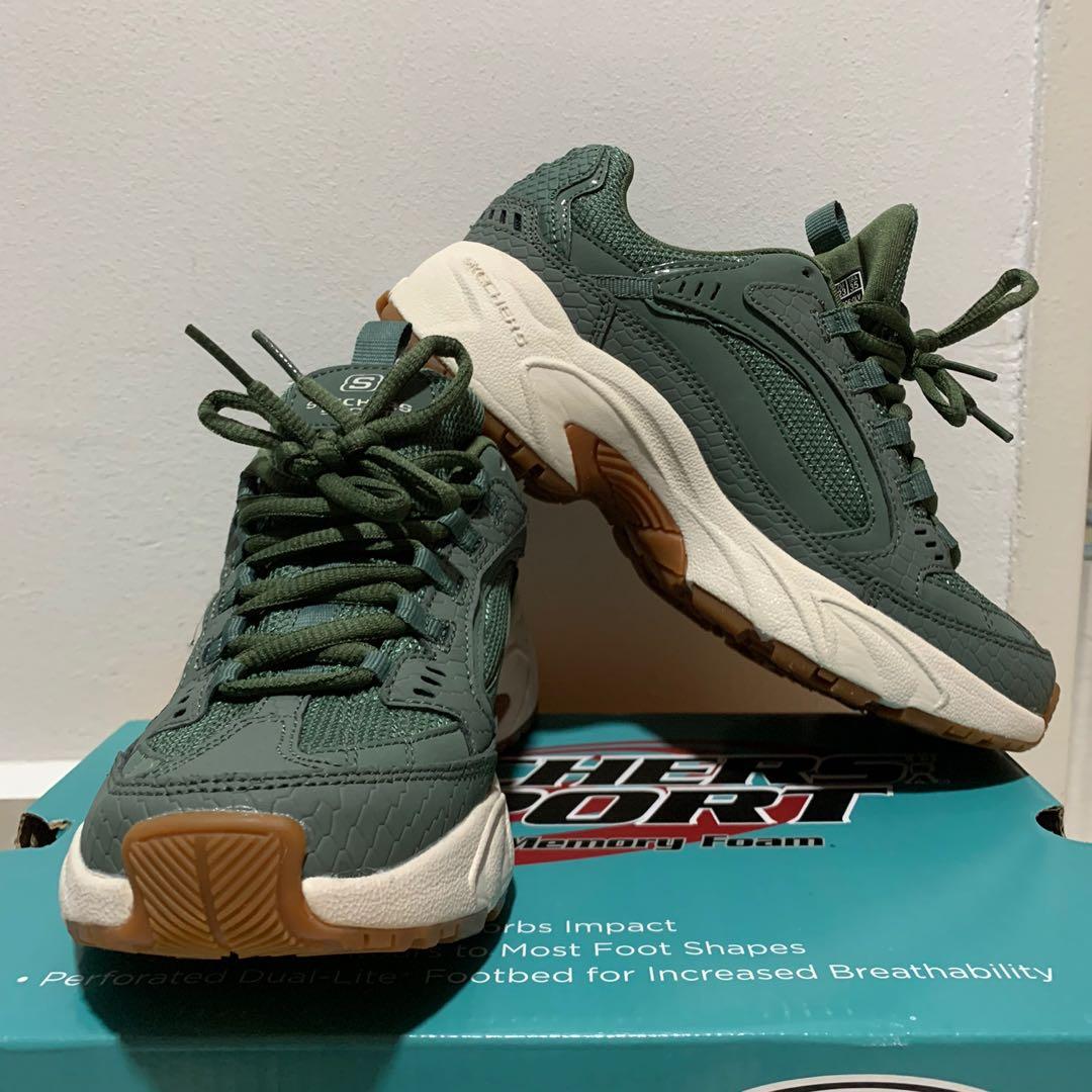 skechers green sneakers