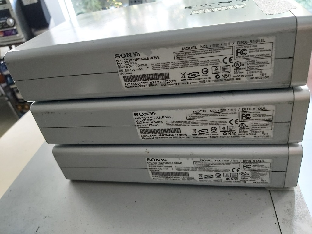 Sony Drx 810ul Dual Double Layer Dual Layer Dvd Cd Rewritable Drive