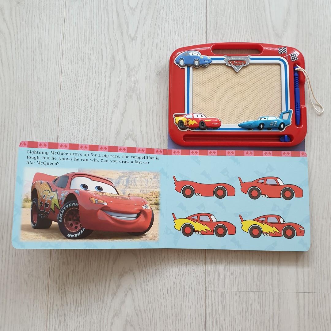Cars Storybook with Drawing Board, Books & Stationery