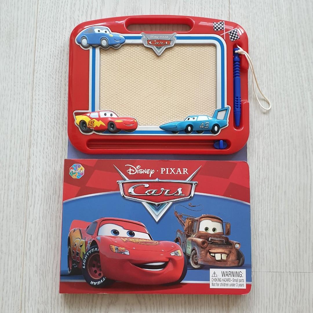 Cars Storybook with Drawing Board, Hobbies & Toys, Books