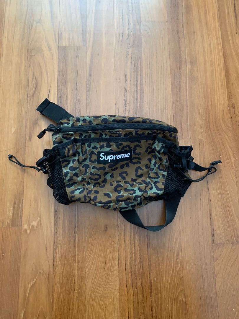 Supreme leopard waist bag (S/S 2010), Men's Fashion, Bags, Sling Bags on  Carousell