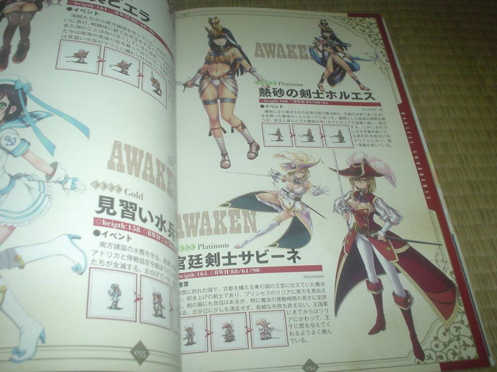 Thousand Years Aegis Character Profile 千年戦争アイギス キャラクタープロファイル Books Stationery Comics Manga On Carousell