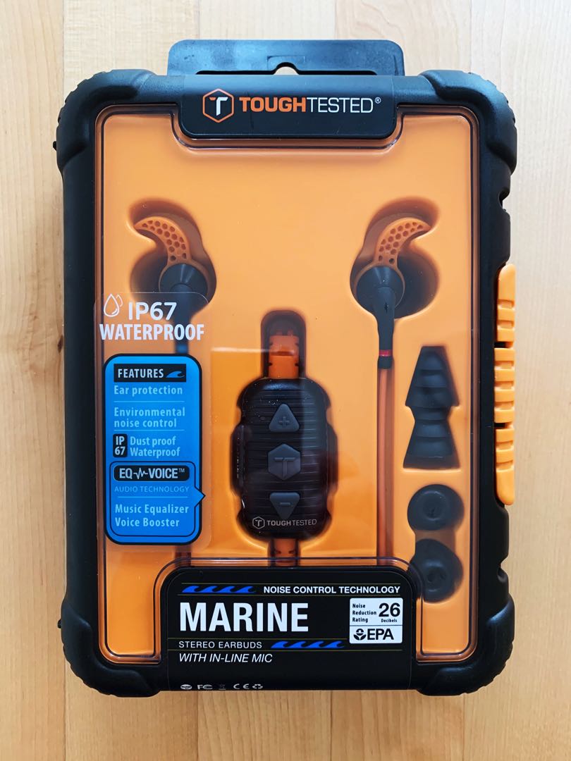 Tough tested marine earbuds sales