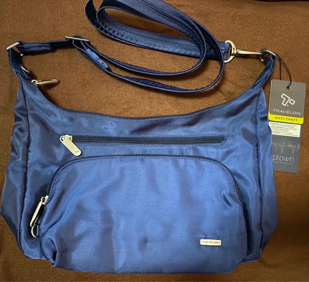 Travelon anti theft sling bag, Women's Fashion, Bags & Wallets, Cross ...