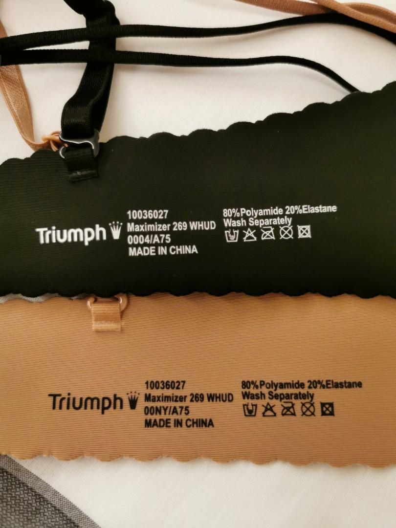 Triumph Maximizer Wired Push Up Bra with Detachable Straps (Black) 10036027