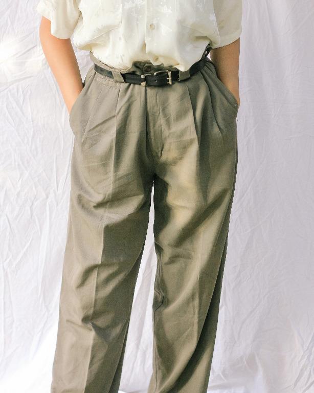 high waisted relaxed pants