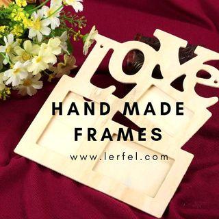 DIY Handmade Wooden Photo Frame (Valentine / Wedding / Proposal / Birthday / Anniversary)