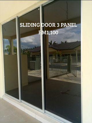Pintu Sliding Glass / Sliding door 3 panel