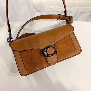 COACH 79335 酒神包 Tabby 單肩斜挎包 雙肩帶 獨特LOGO設計 時尚潮流 附購證