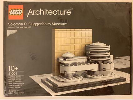 Logo 樂高 絕版建築樂高 紐約索羅門 R 古根漢美術館(21004)