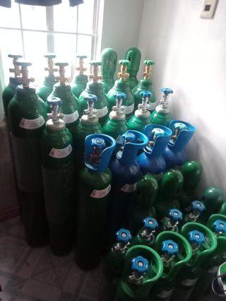 All sizes Medical oxygen tank and Content
